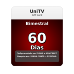 Recargas Recarga UNITV 60 dias código PIN bimestral para 2 meses de streaming