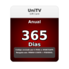Card UNITV 365 dias Recarga UNITV 365 dias código PIN anual para 1 ano de streaming